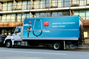 transportation of pharmaceuticals and medical equipment.